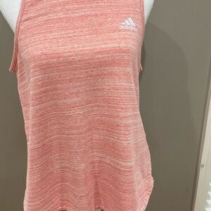 Adidas Pink Sleeveless Relaxed Tank Top